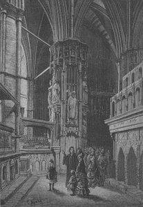 Les tombeaux à Westminster - Gustave after Dore